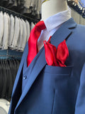 Navy Blue 3pcs Solid