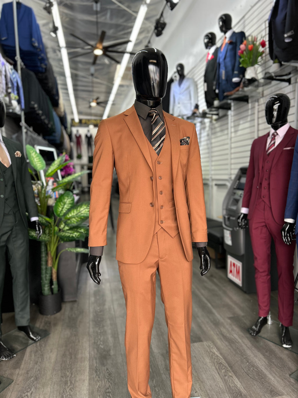 Rust Active Stretch Suit