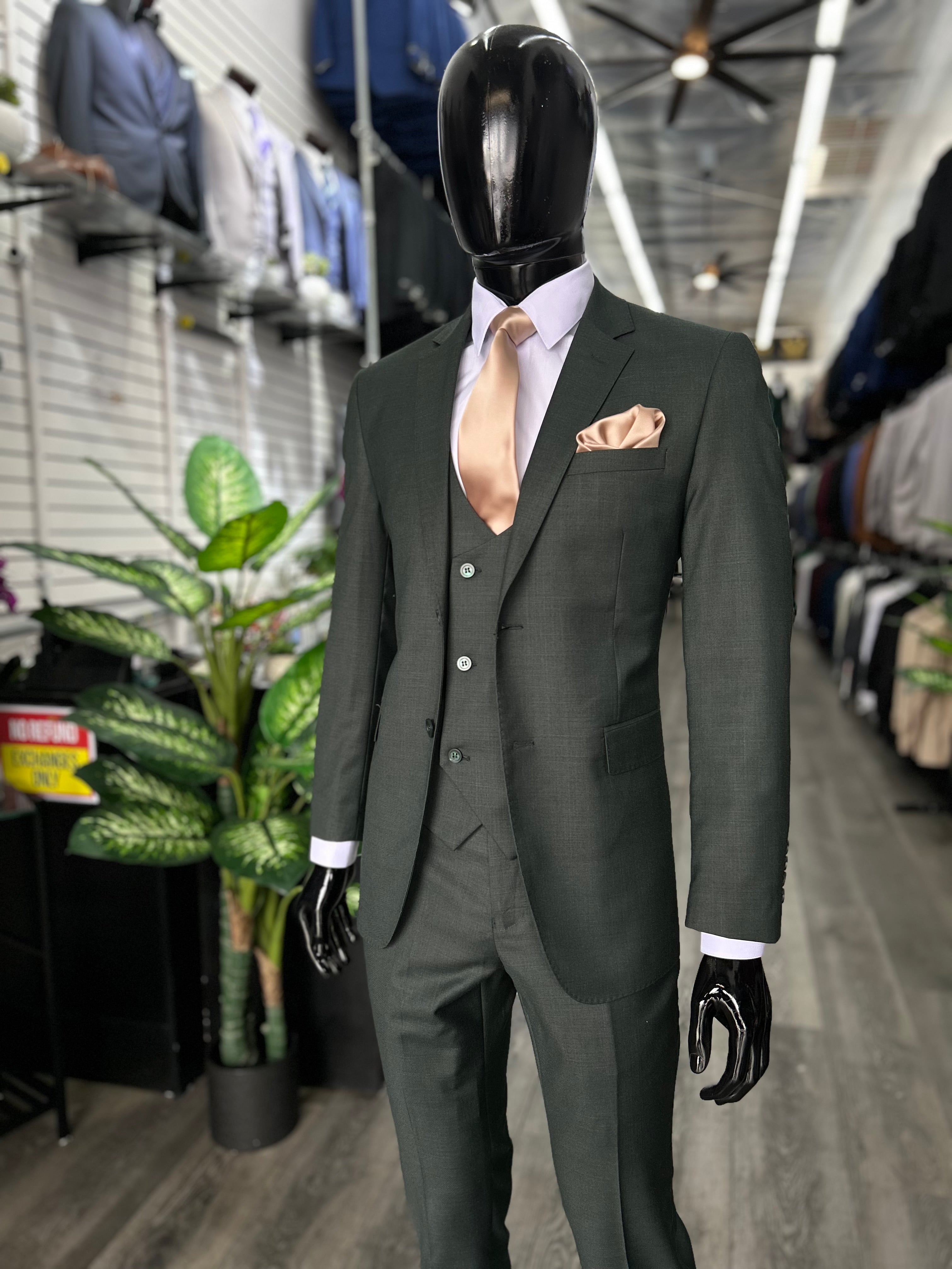 Textured Hunter Green S