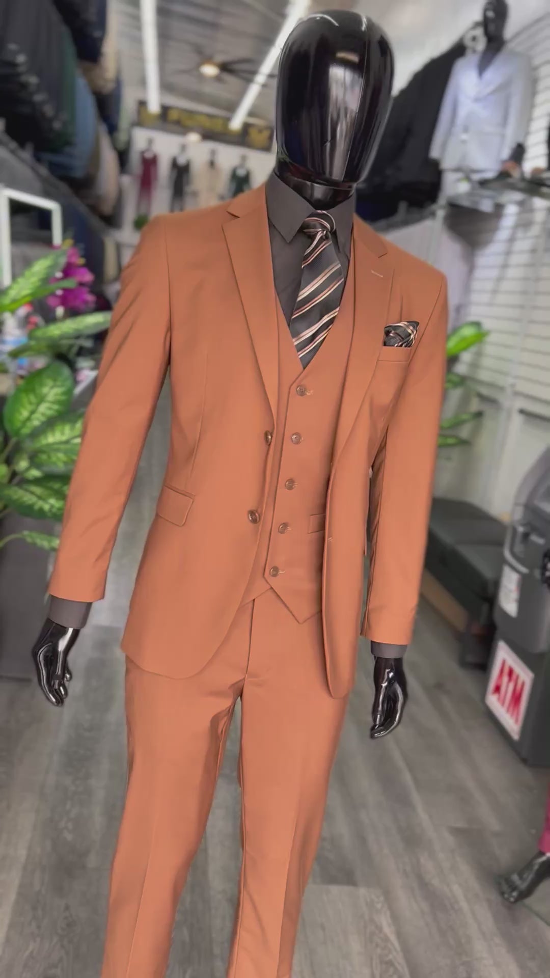 Rust Active Stretch Suit
